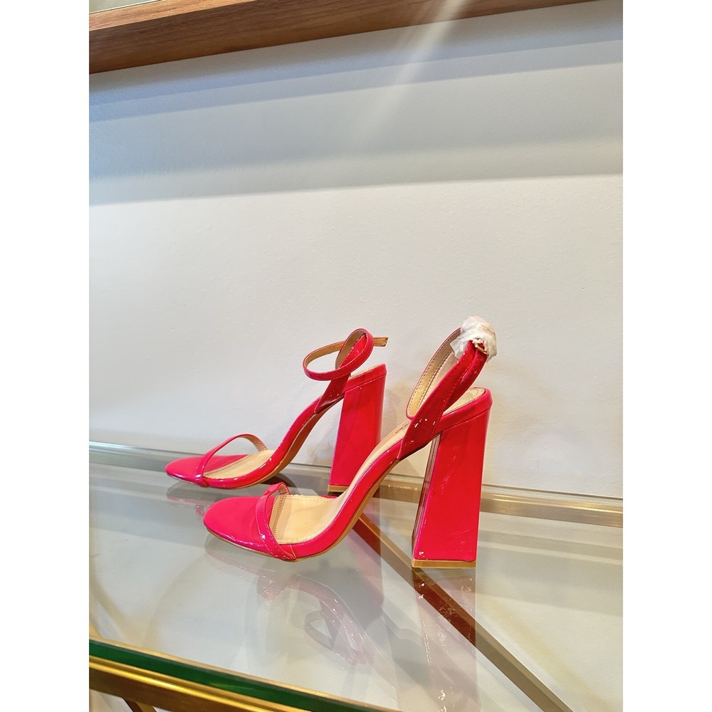 Bella Marie Neon Pink Heels Women's US 7.5 NEW